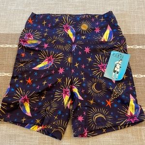 New w/ tag FLEO Space Cadet Biker Short 6” High Rise